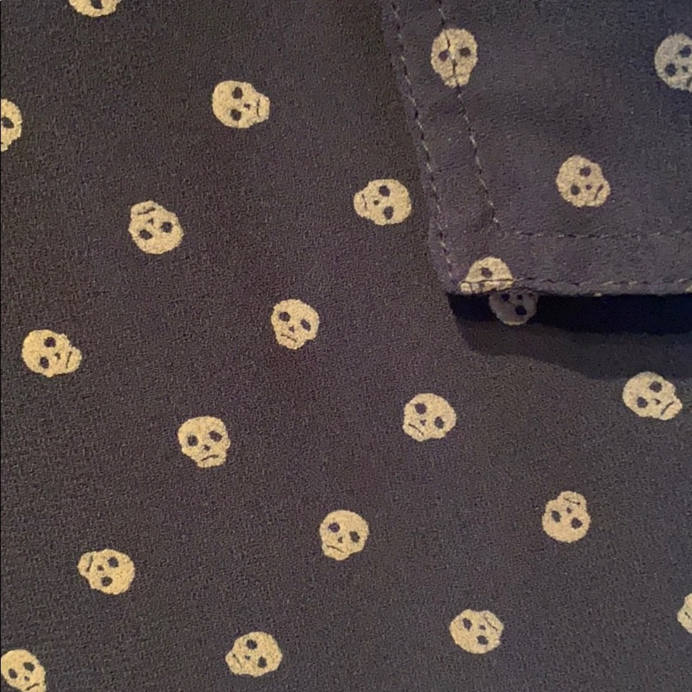 Gaultier dress with skulls